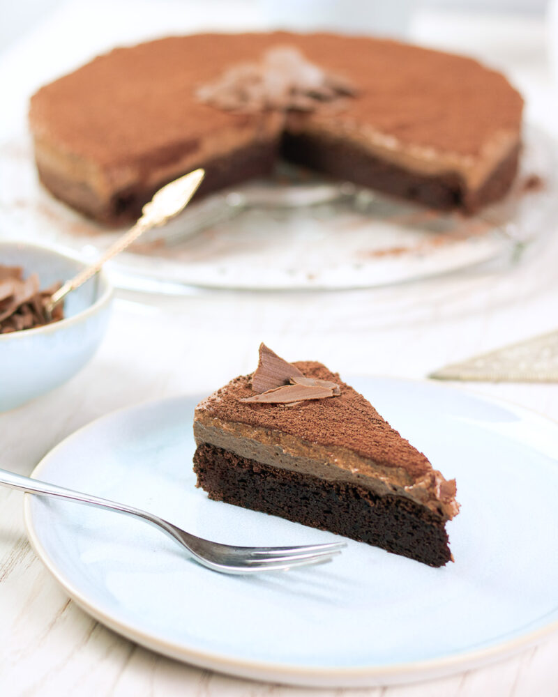 Low Carb Double-Choc-Torte - Tolle Schokoladentorte