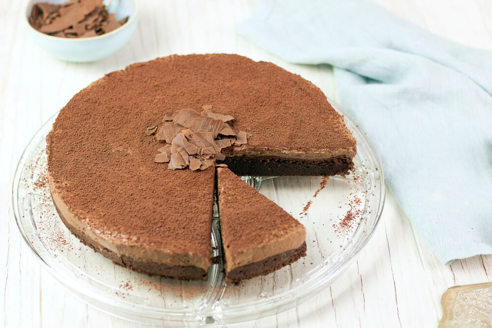 Low Carb Double-Choc-Torte – Dieser Kuchen befriedigt deine Gelüste!