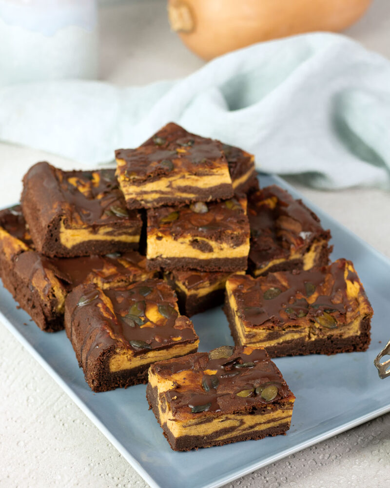 Kürbis Brownies9 2