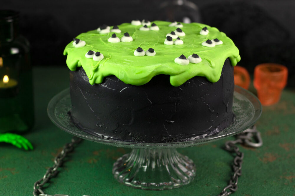 Die Slime-Torte ist Low Carb, glutenfrei und mega lecker!