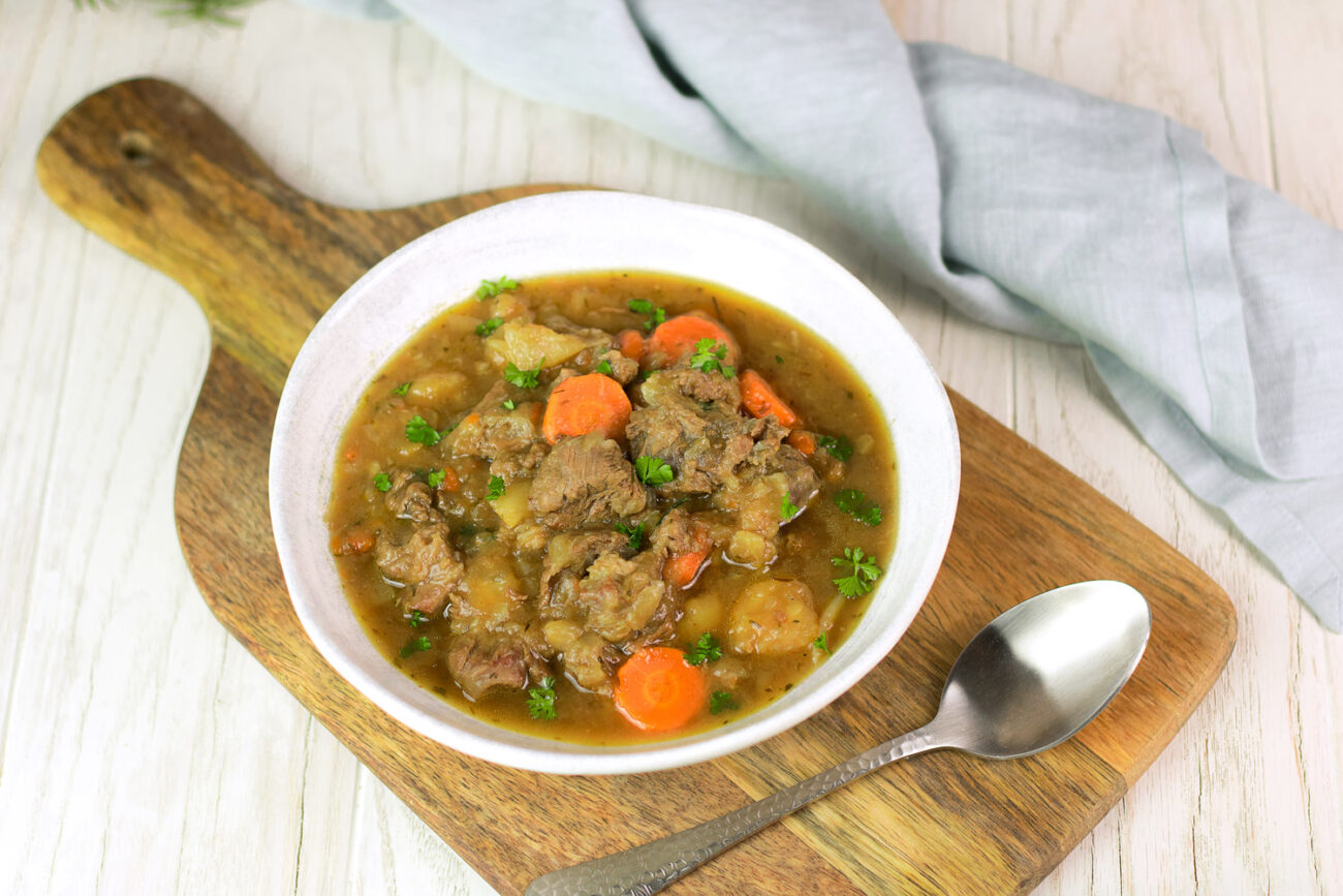 Super leckeres Irish Stew mit wenig Kohlenhydraten