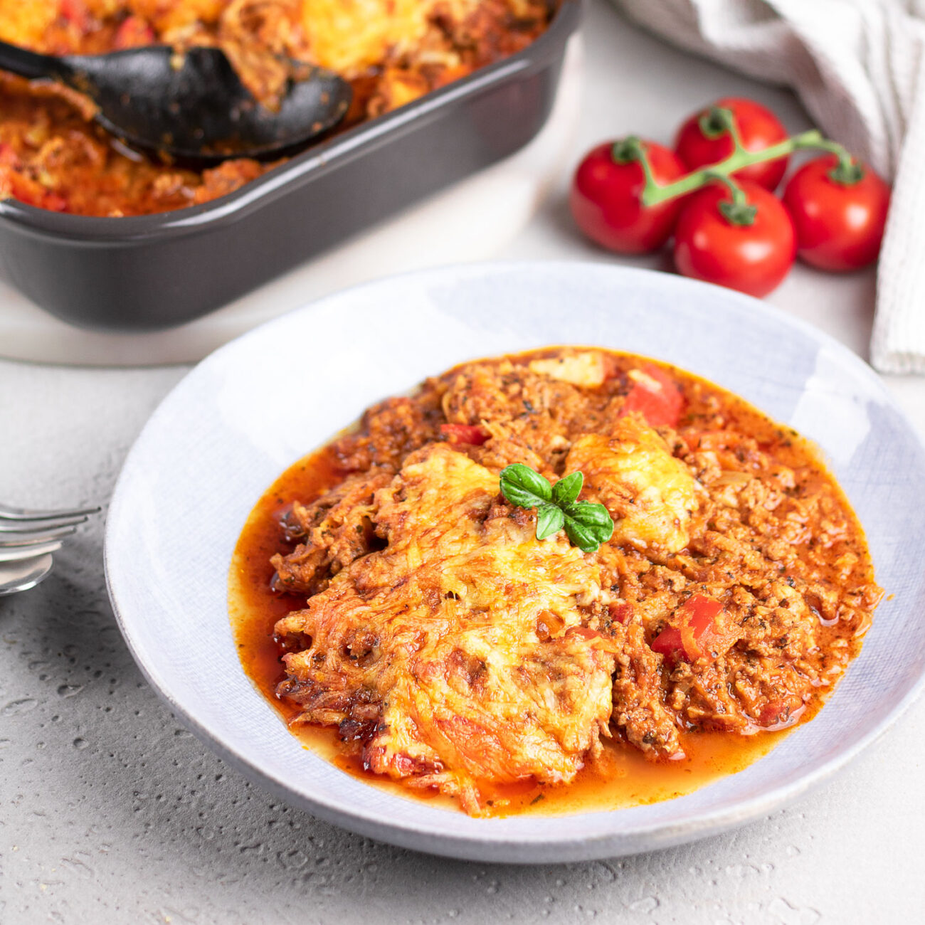 Toller Bolognese-Auflauf mit wenig Kohlenhydraten