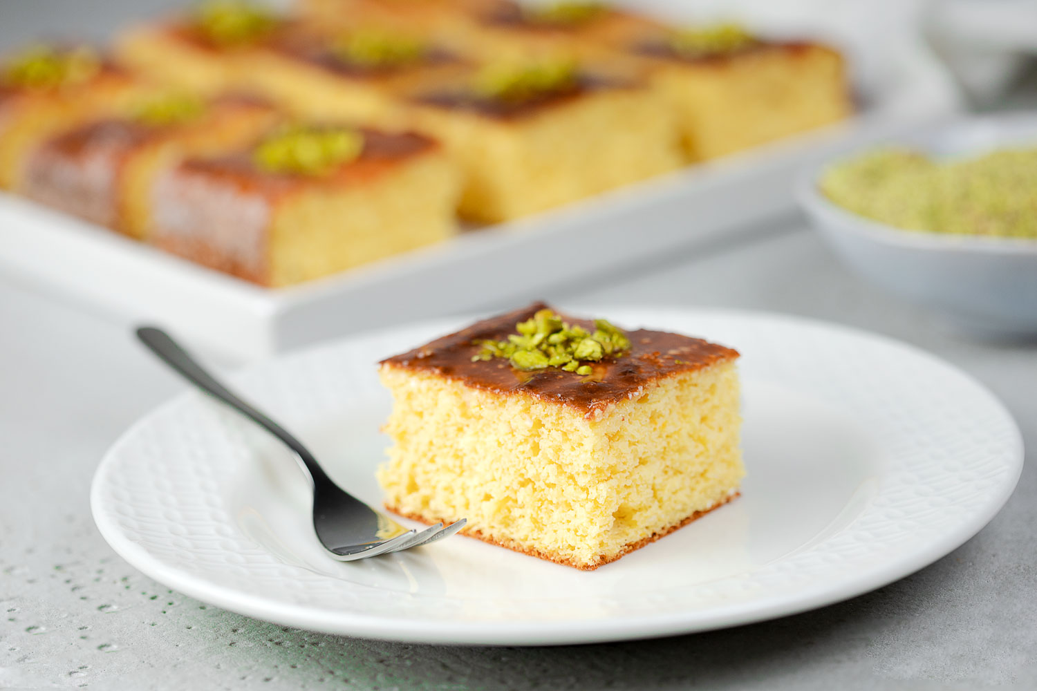 Low Carb Ravani - Grießkuchen mit wenig Kohlenhydraten