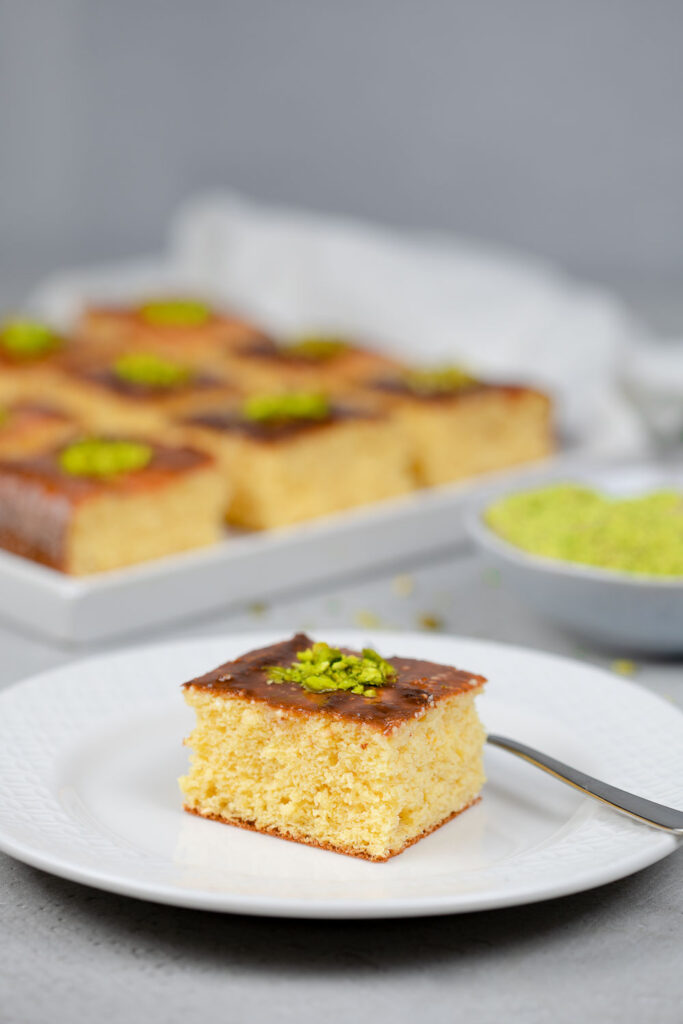 Low Carb Ravani - Grießkuchen mit wenig Kohlenhydraten