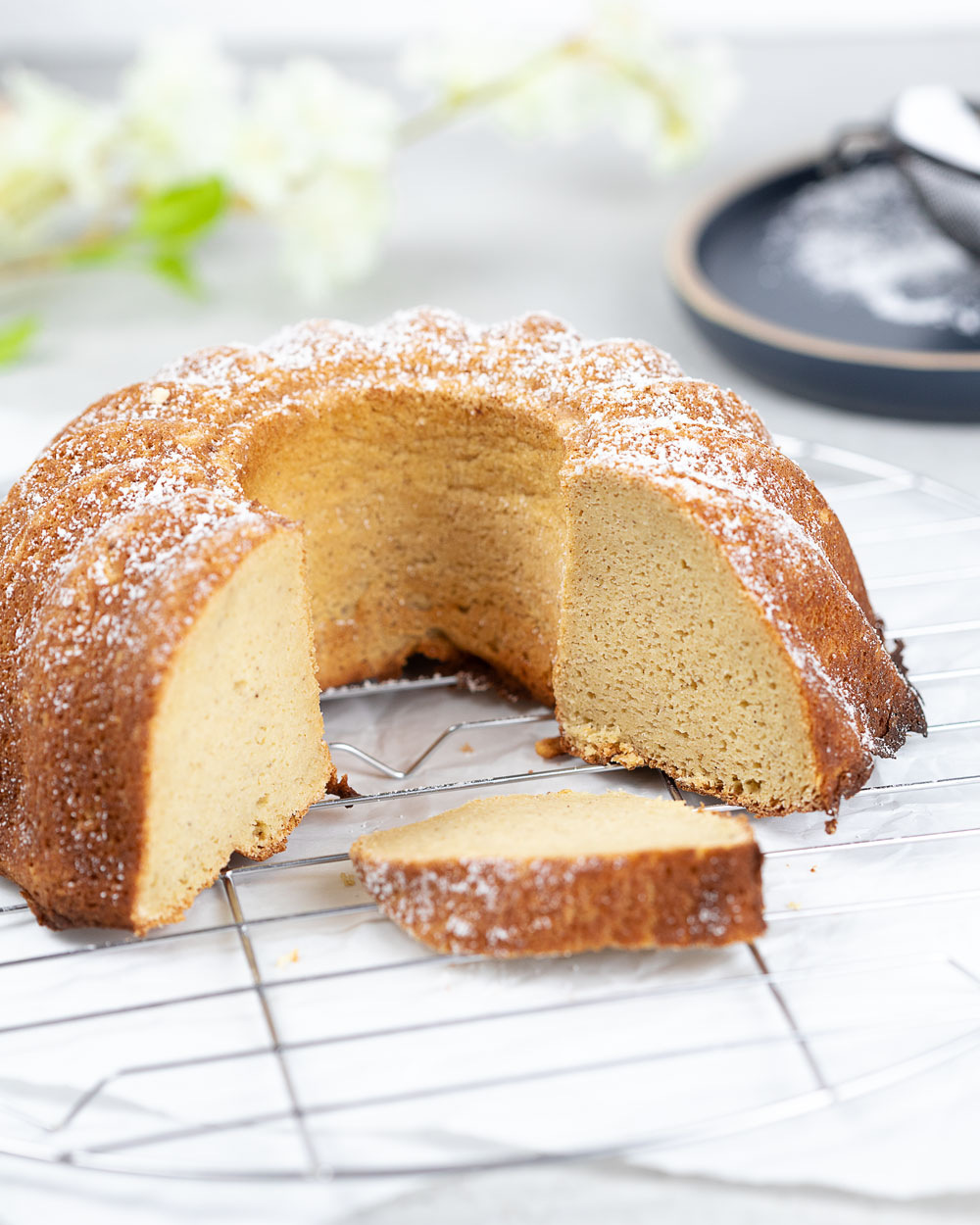 Low Carb Rührkuchen ohne Mehl und Zucker