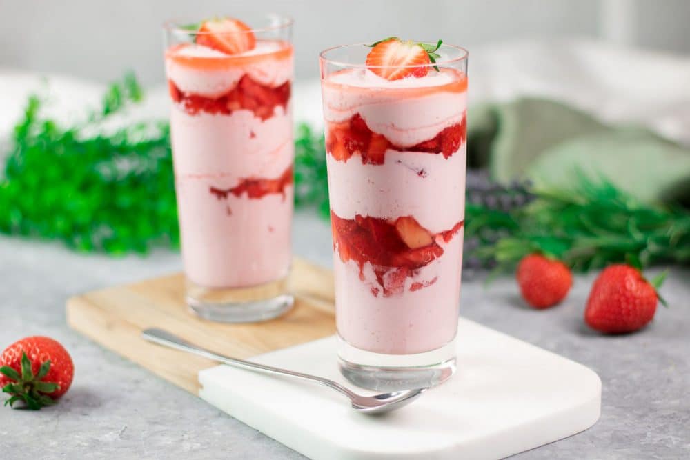 Die besten Low Carb Erdbeer-Rezepte: Erdbeer-Dessert