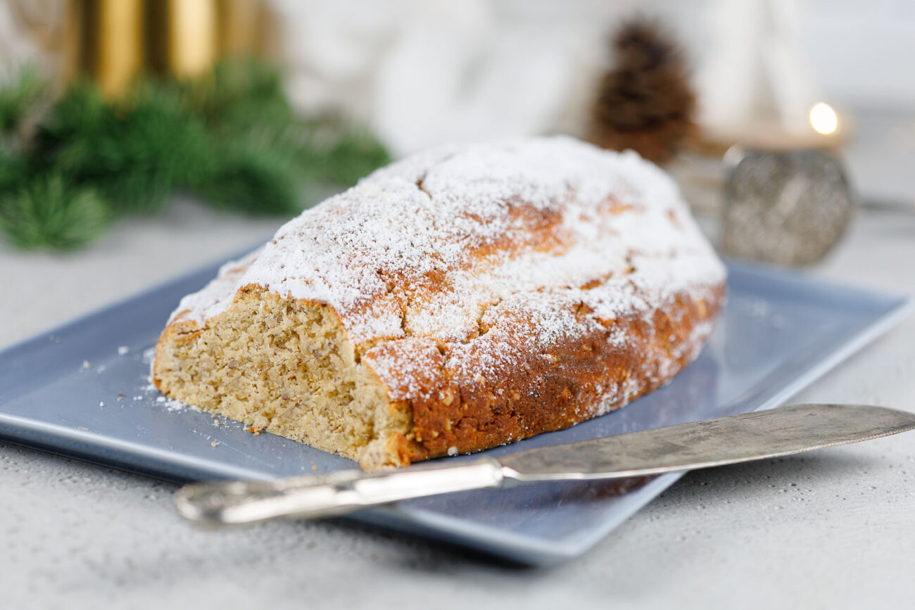 Low Carb Mandelstollen ohne Rosinen!