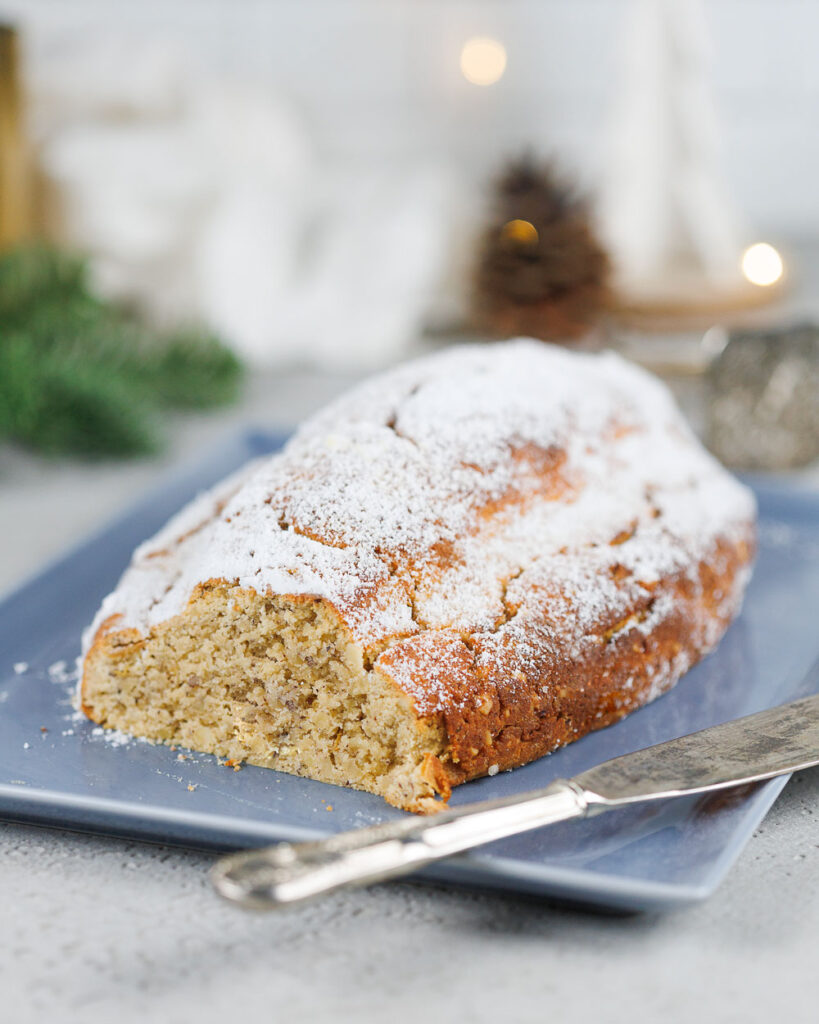 Mandelstollen ohne Weizenmehl!