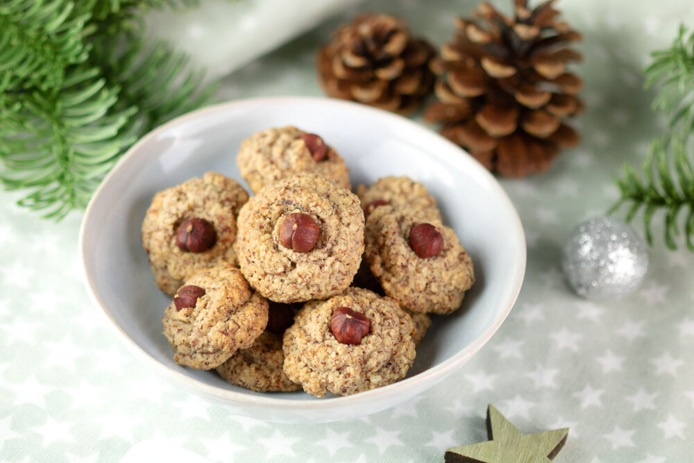 Low Carb Weihnachtsrezepte  Haselnussmakronen