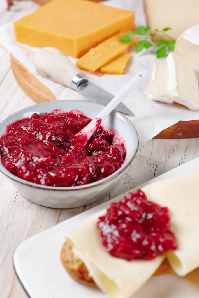 Cranberry-Zwiebel-Chutney ohne Zucker