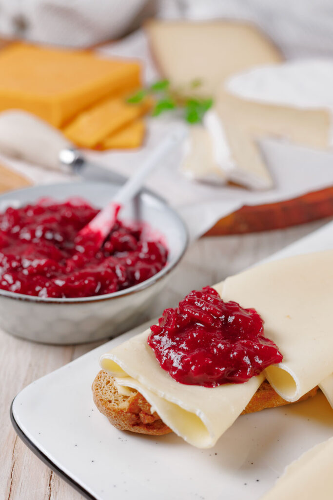 Cranberry-Zwiebel-Chutney ohne Zucker