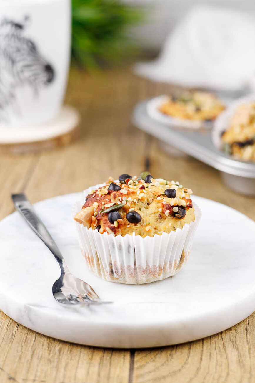Low Carb Granola-Muffins - Knusprige Müsli Muffins