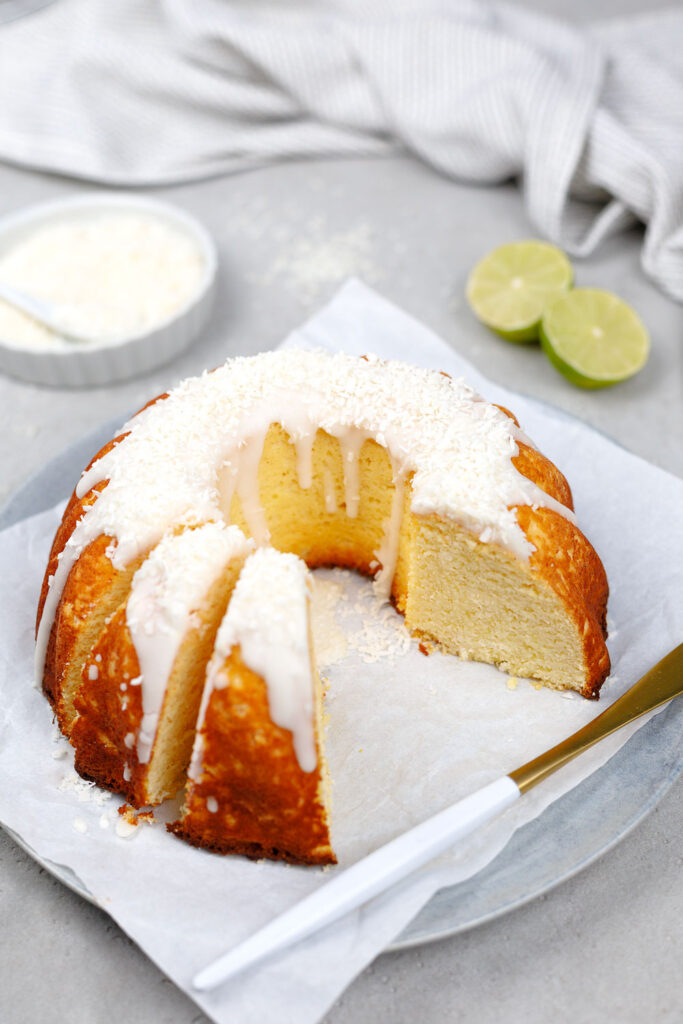 Glutenfreier Kokos-Limetten-Kuchen