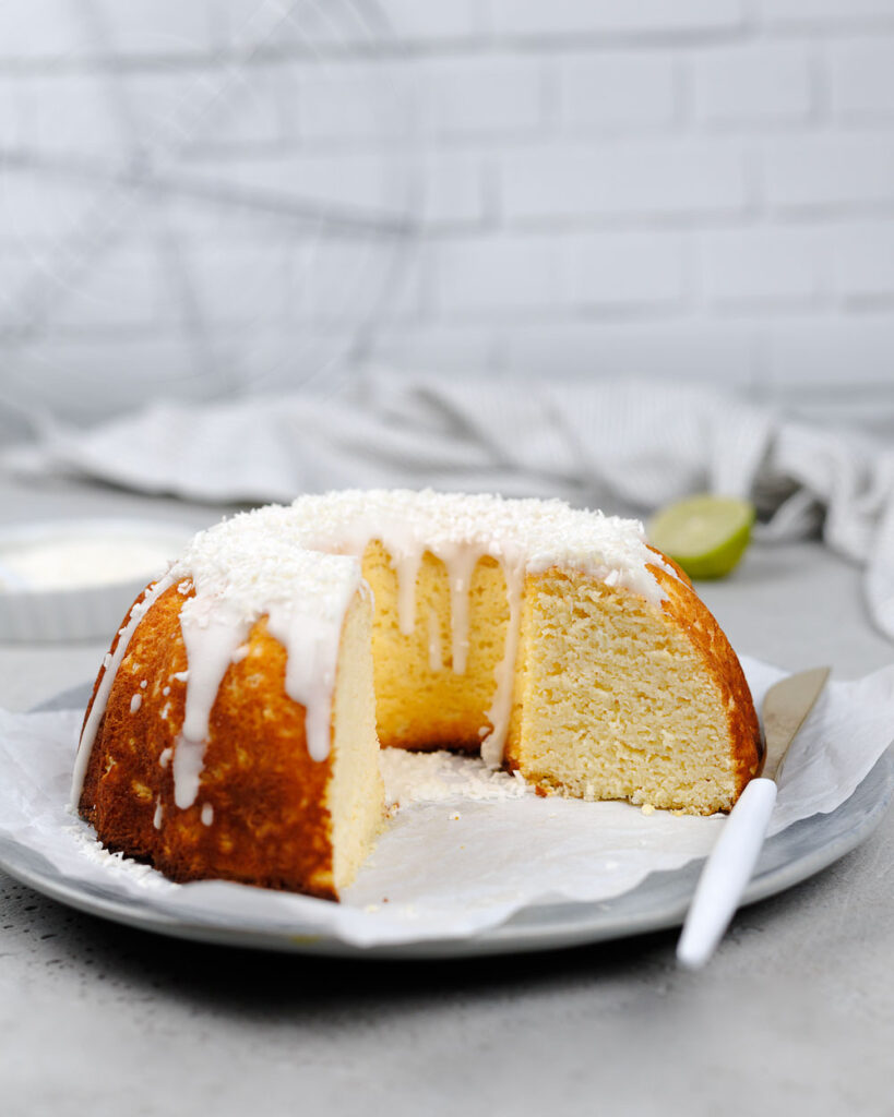 Glutenfreier Kokos-Limetten-Kuchen