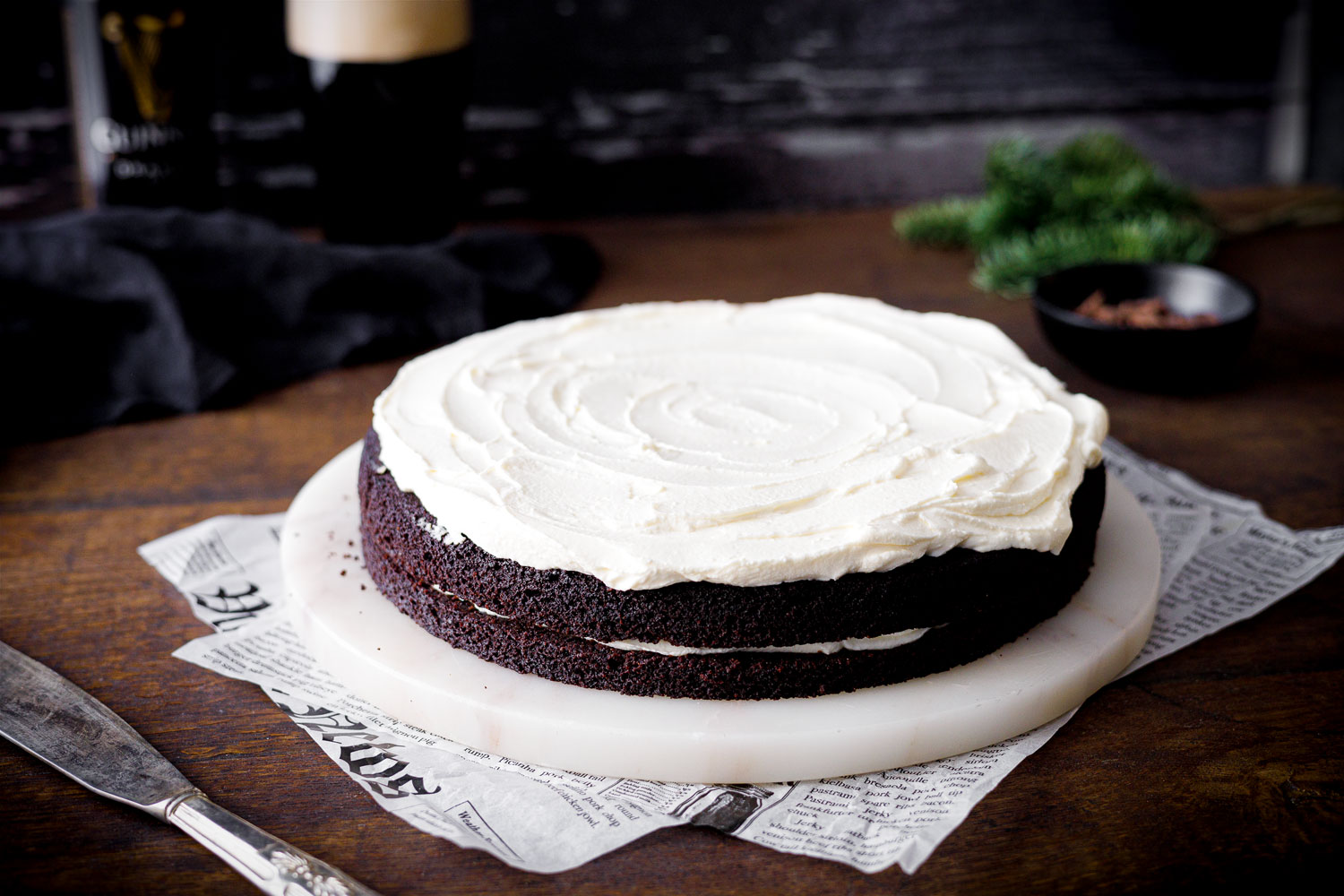 Low Carb Guinness Kuchen