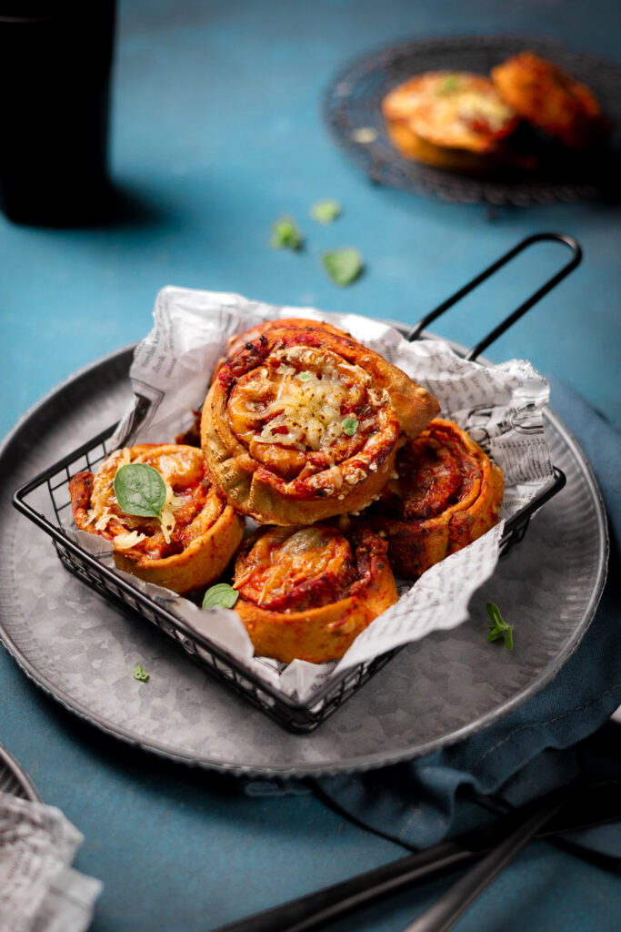 Glutenfreie Pizzaschnecken