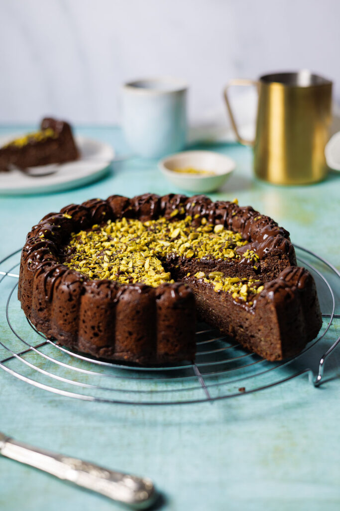 Zuckerfreier Zucchini-Haselnusskuchen