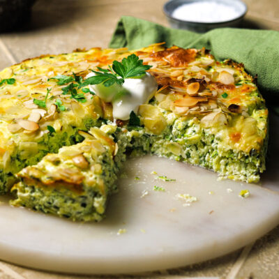 Low Carb Zucchini-Ricottakuchen