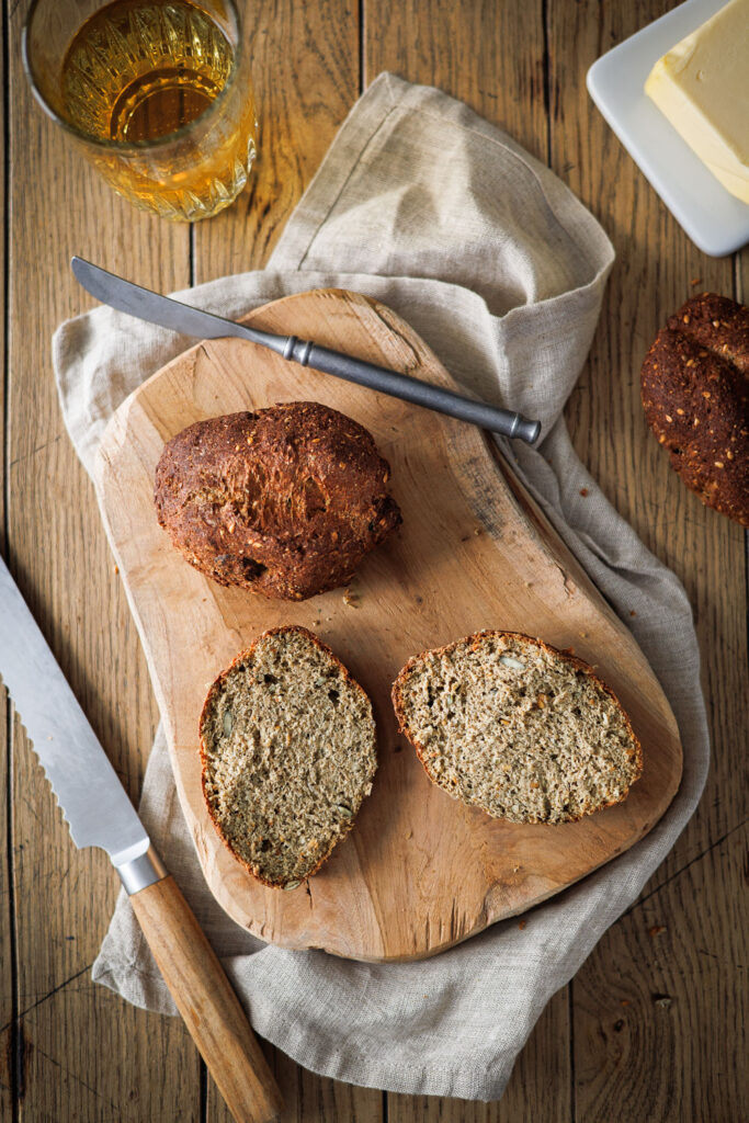 Low Carb Apfelweinbrötchen