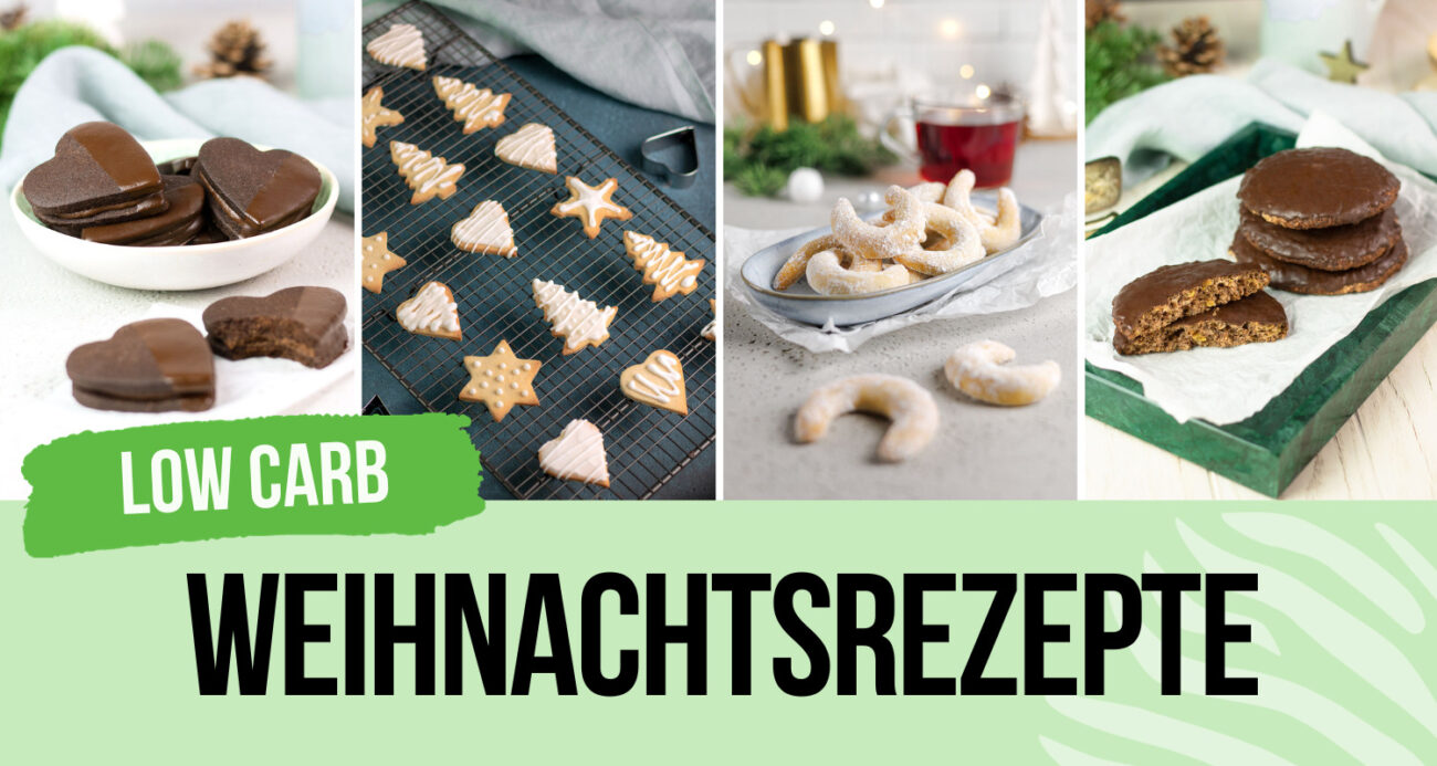 Die besten 50 Rezepte aus der Low Carb Weihnachtsbäckerei!