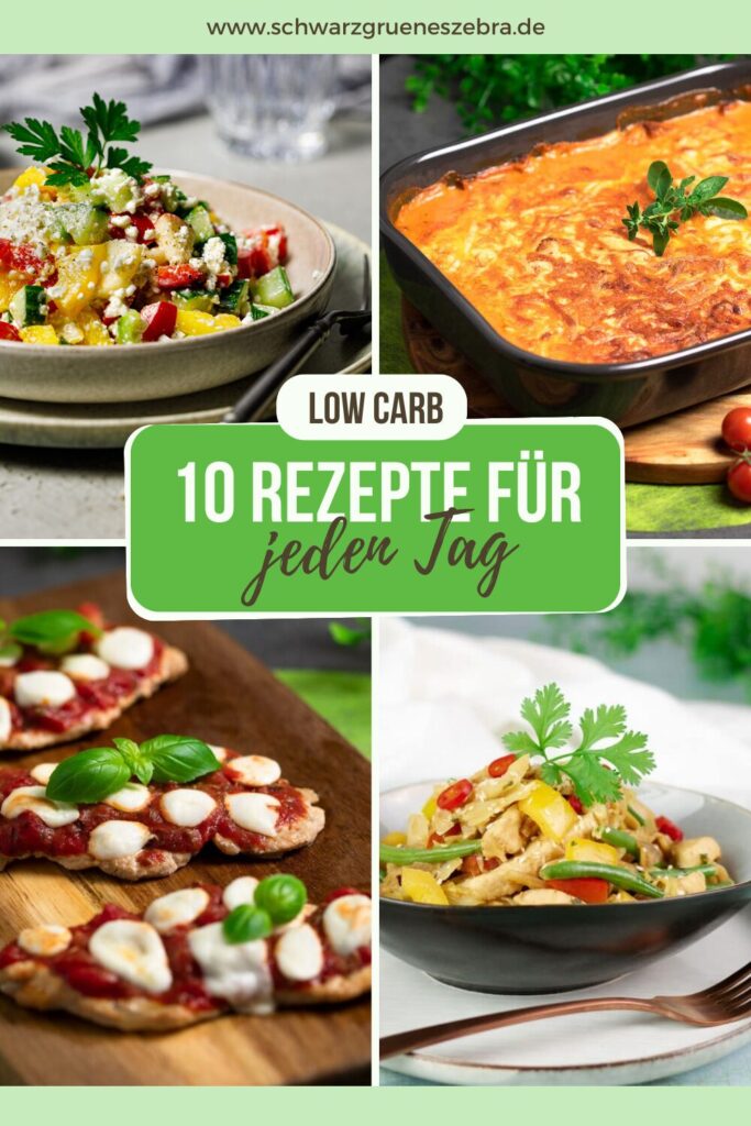 Leckere Low Carb Rezepte für jeden Tag!