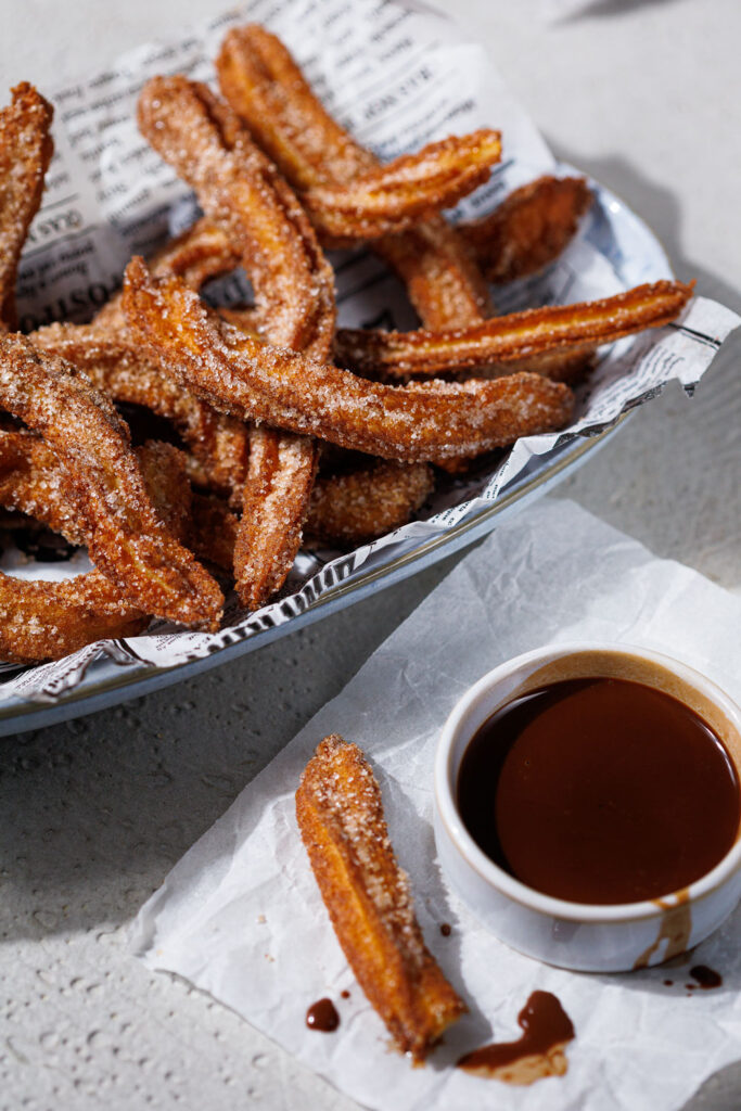 Low Carb Churros mit Schokosoße