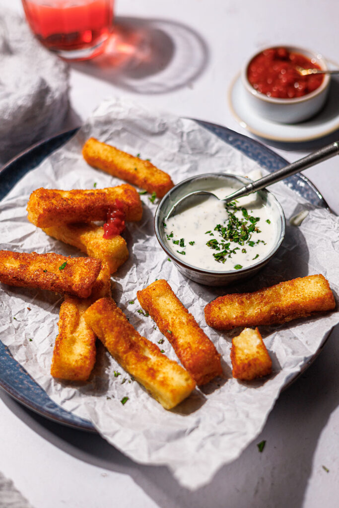 Low Carb Halloumi Fries ohne Weizenmehl