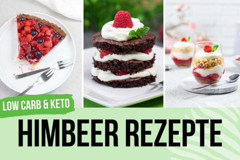 Low Carb Rezepte mit Himbeeren
