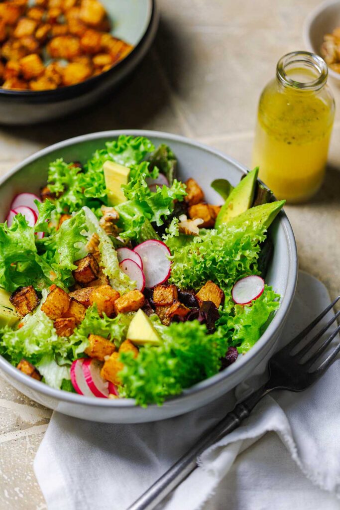 Lauwarmer Steckrüben Salat