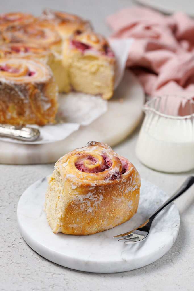 Himbeer Quark Schnecken