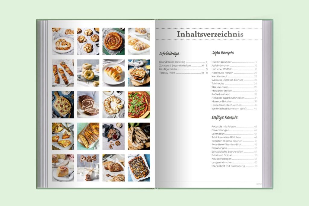 Inhaltsverzeichnis Hefeteig