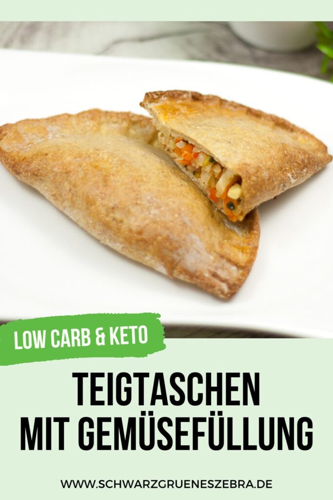 Low Carb Teigtaschen mit Gemüsefüllung