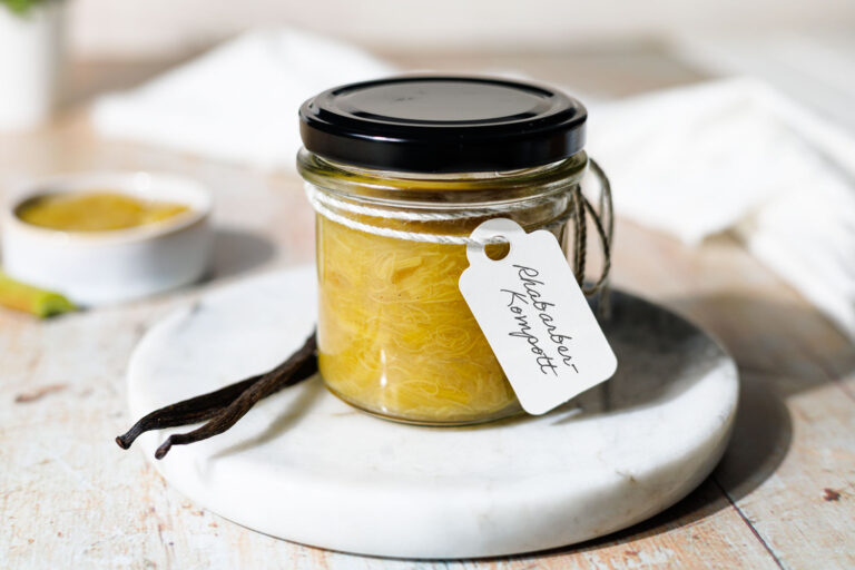 Low Carb Rhabarber-Kompott
