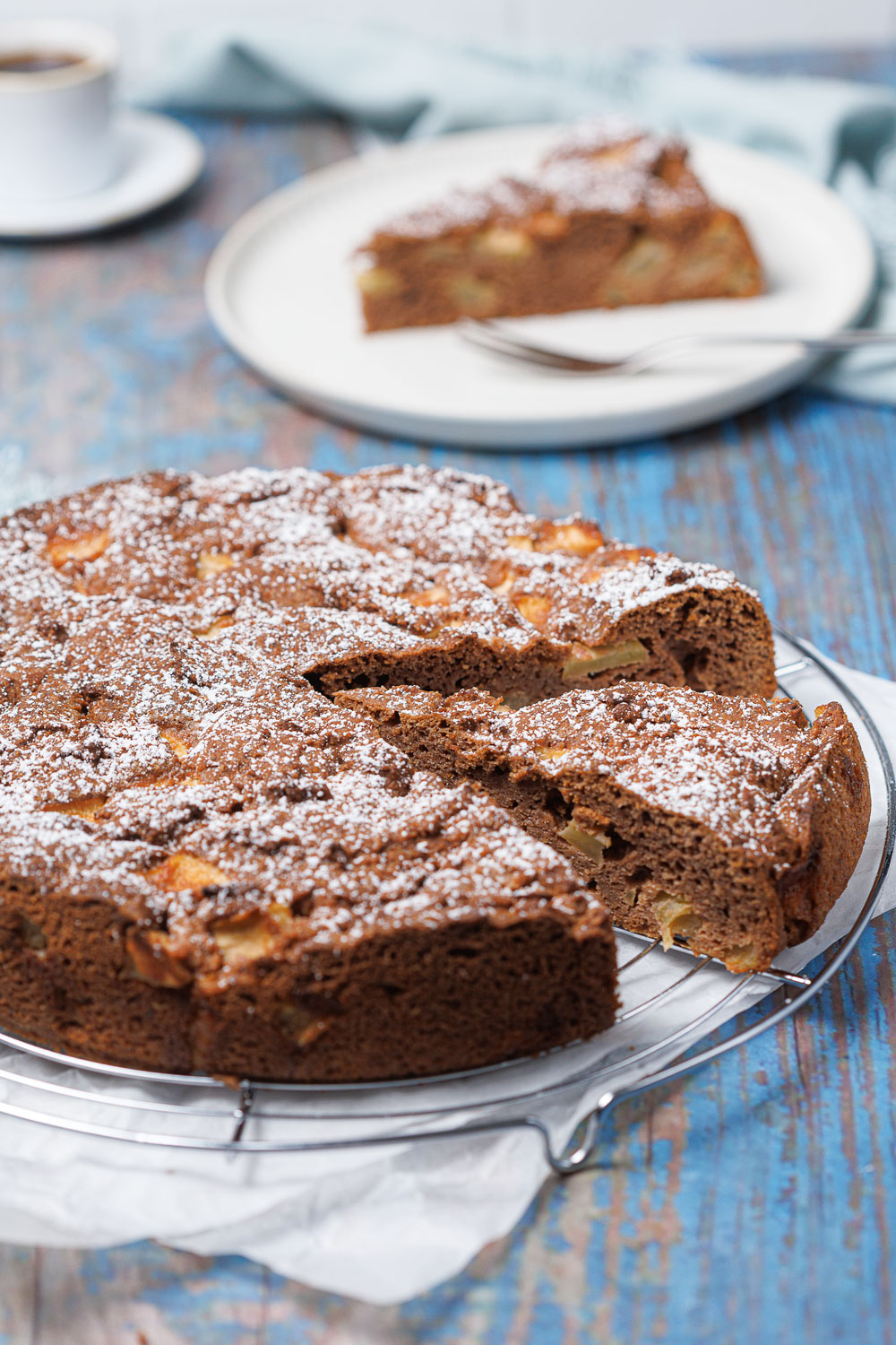 Russischer Apfelkuchen - Meine Low Carb Version