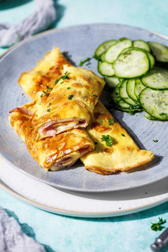 Low Carb Schinken-Käse-Omelette