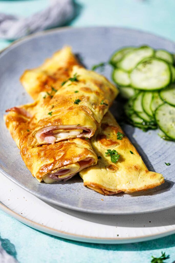 Low Carb Schinken-Käse-Omelette