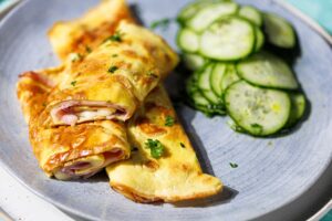 Keto Schinken-Käse-Omelette