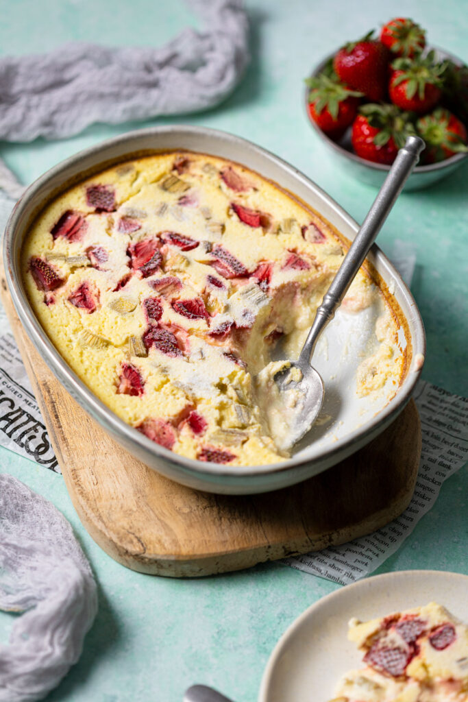 Glutenfreier Hüttenkäse-Auflauf