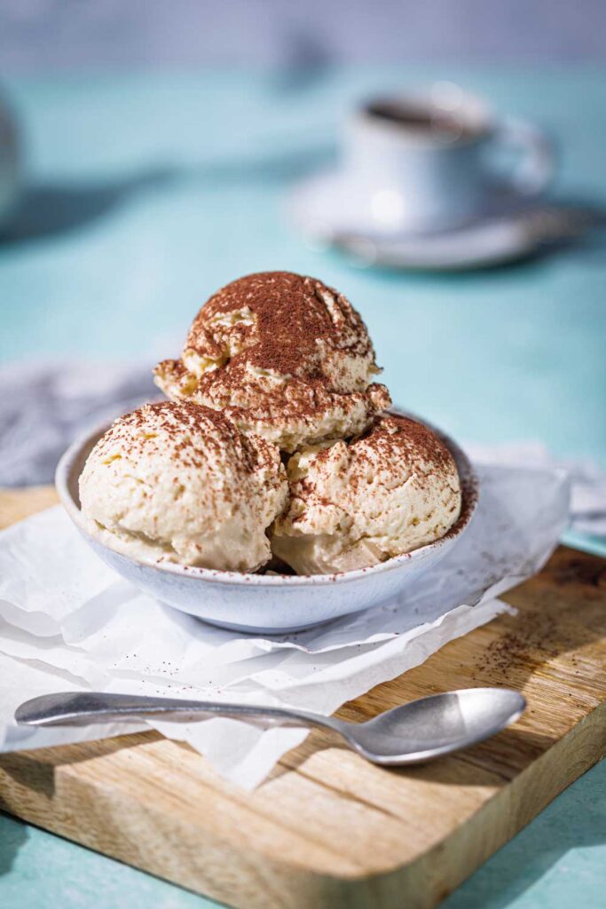 Glutenfreies Tiramisu-Eis