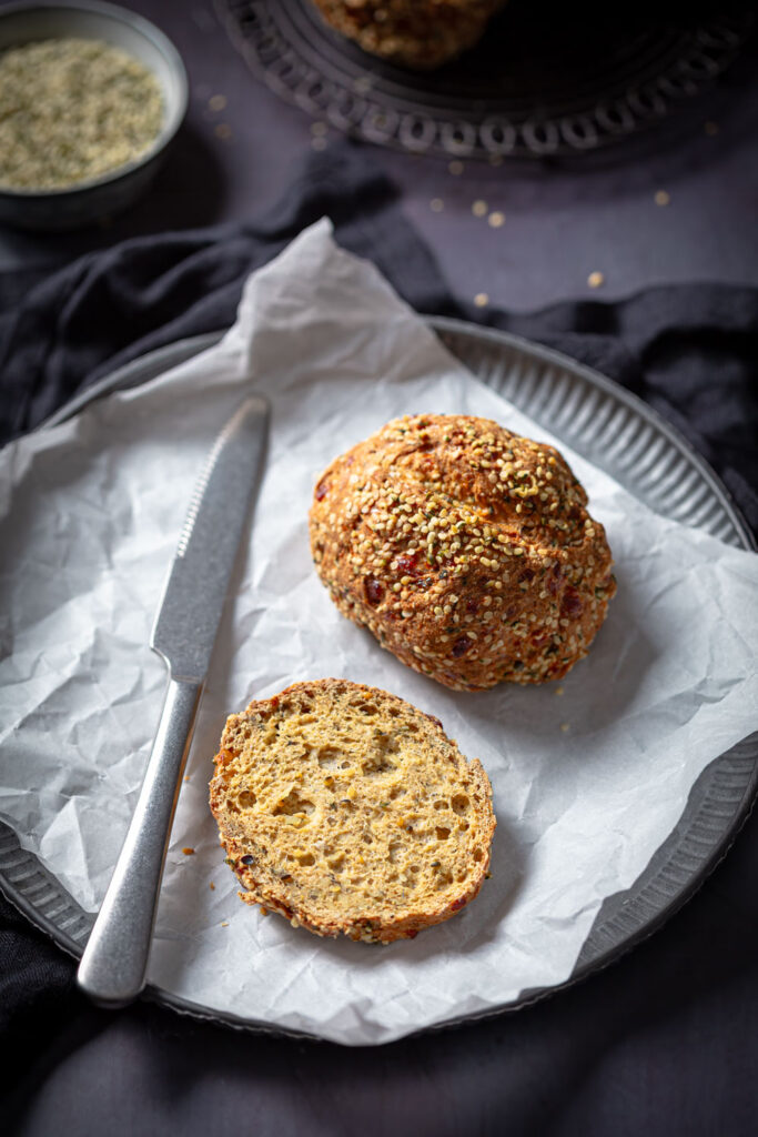 Keto Hanfsamenbrötchen