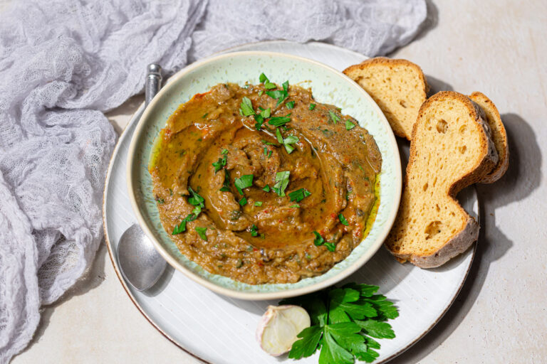 Auberginen-Dip Griechischer (Melitzanosalata) – Low Carb & glutenfrei
