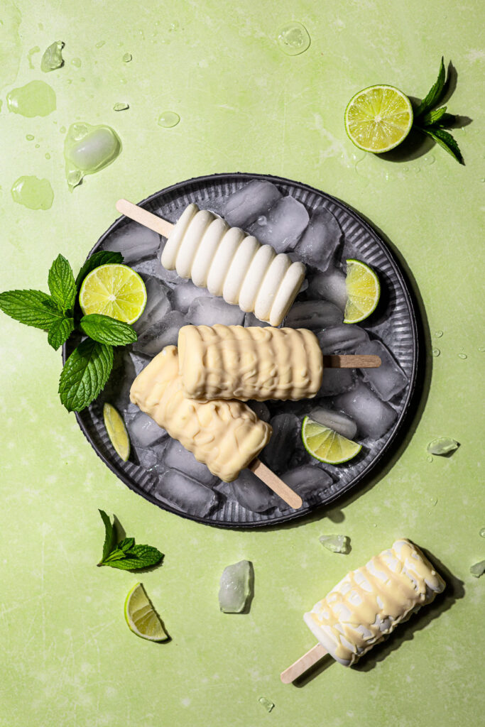 Zuckerfreies Joghurt-Limetten-Eis