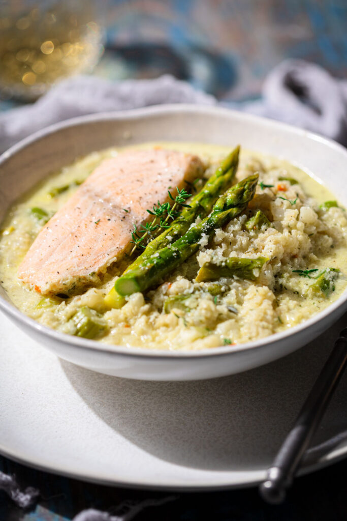 Low Carb Spargel-Risotto