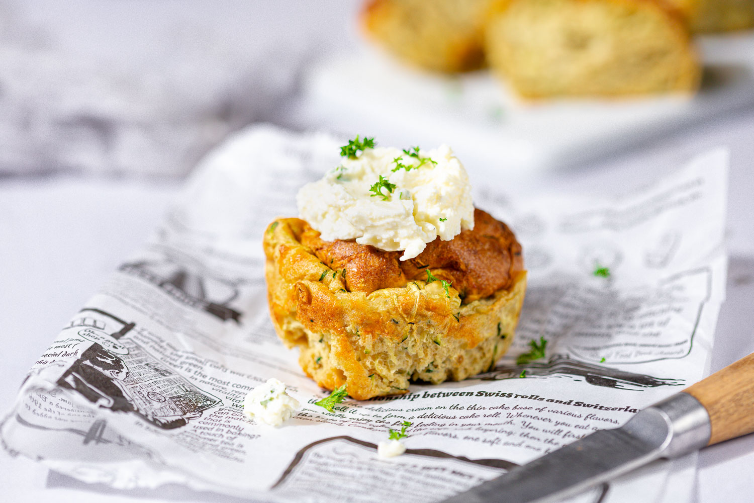 Low Carb Zucchini-Muffins
