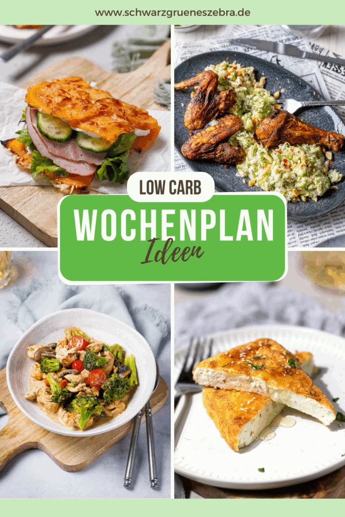 Low Carb Wochenplan Ideen