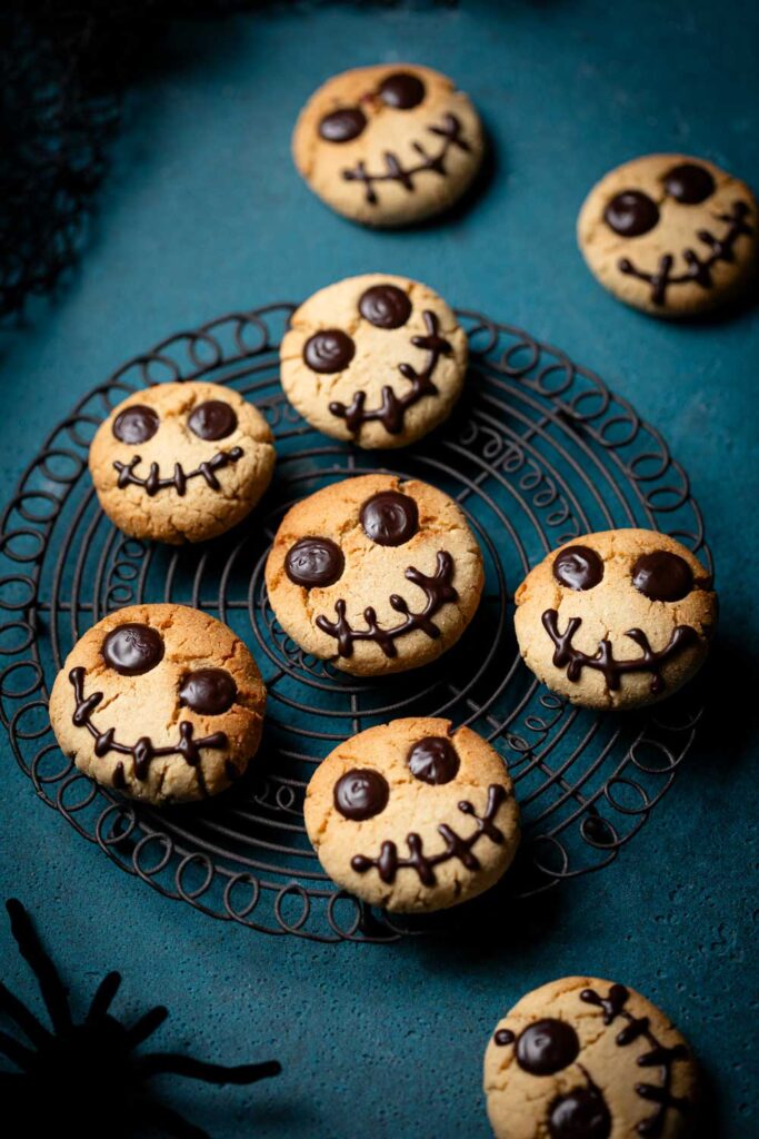 Zuckerfreie Halloween-Cookies