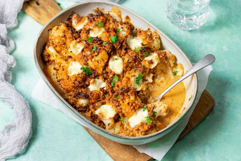 Low Carb Blumenkohl-Hack-Auflauf