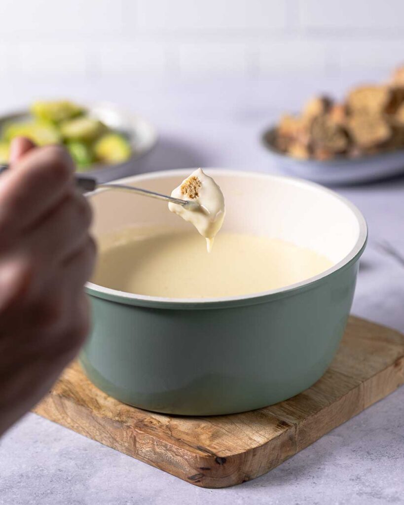 Glutenfreies Käsefondue