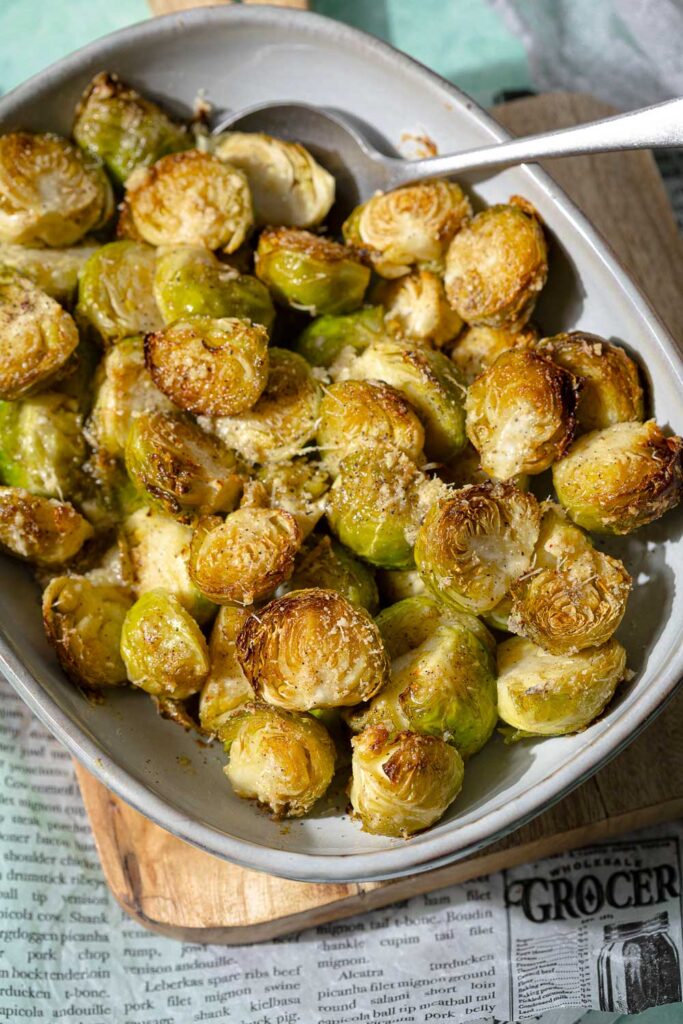 Glutenfreier Rosenkohl aus dem Backofen