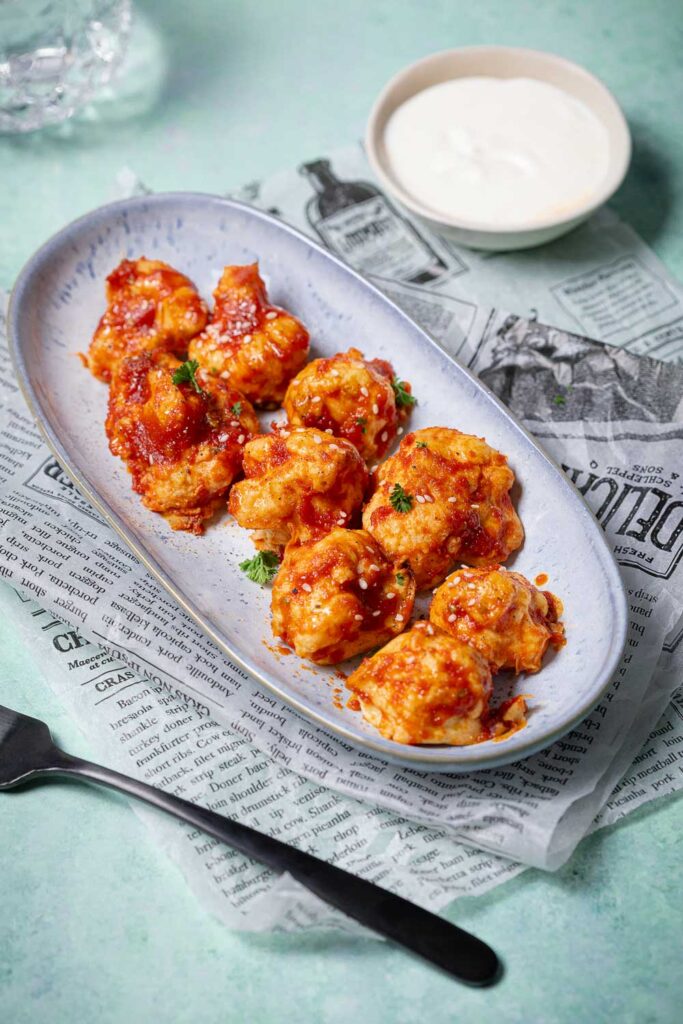 Keto Blumenkohl-Wings